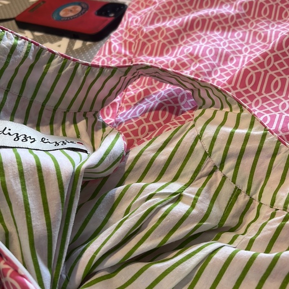 DizzyLizzy  pink white cotton summer dress - Picture 10 of 10